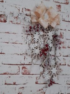 Decorațiune de Craciun-Fulgi de nea/45x35cm