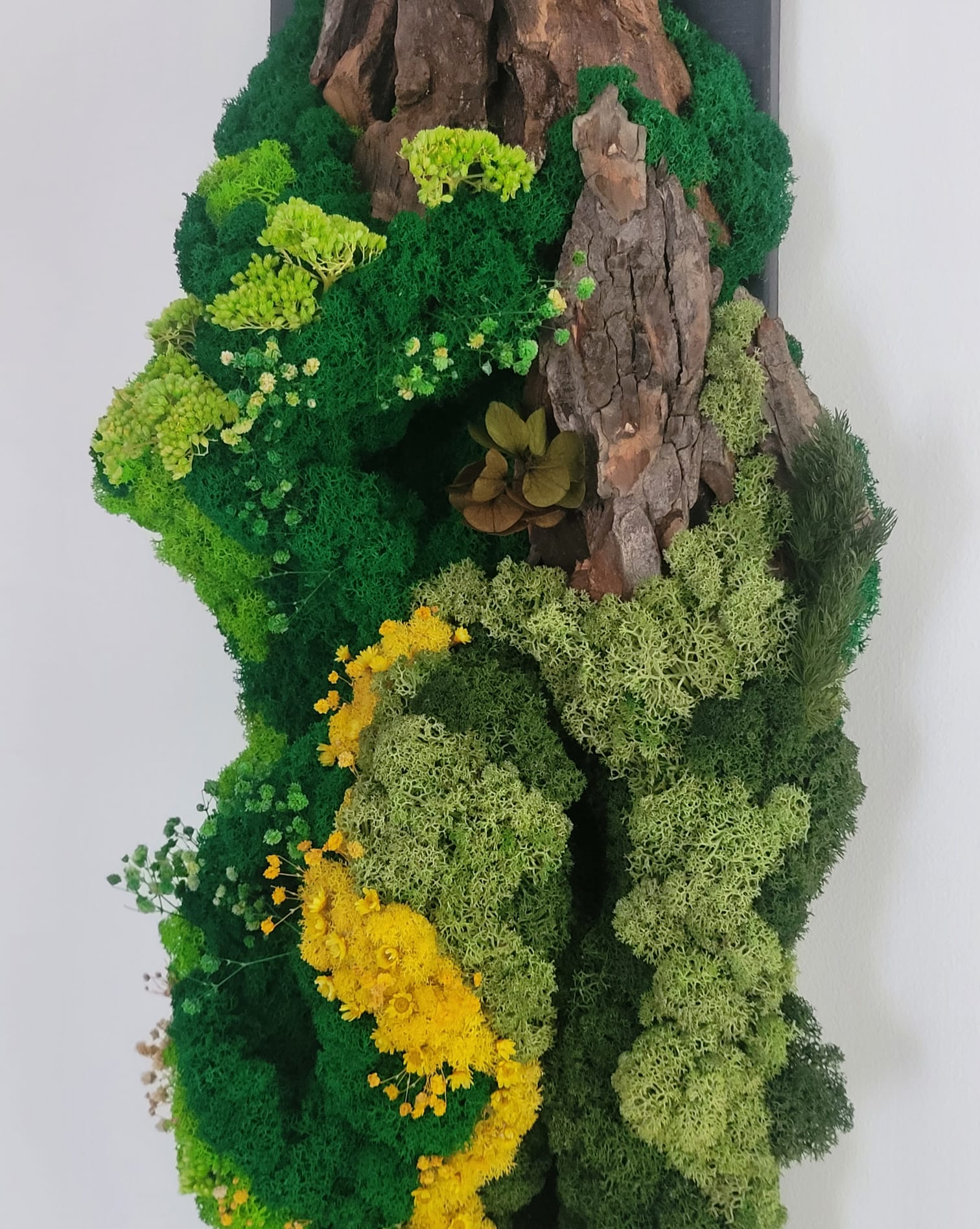 Vara-tablou vegetal pe lemn masiv/60x20 cm - imagine 5